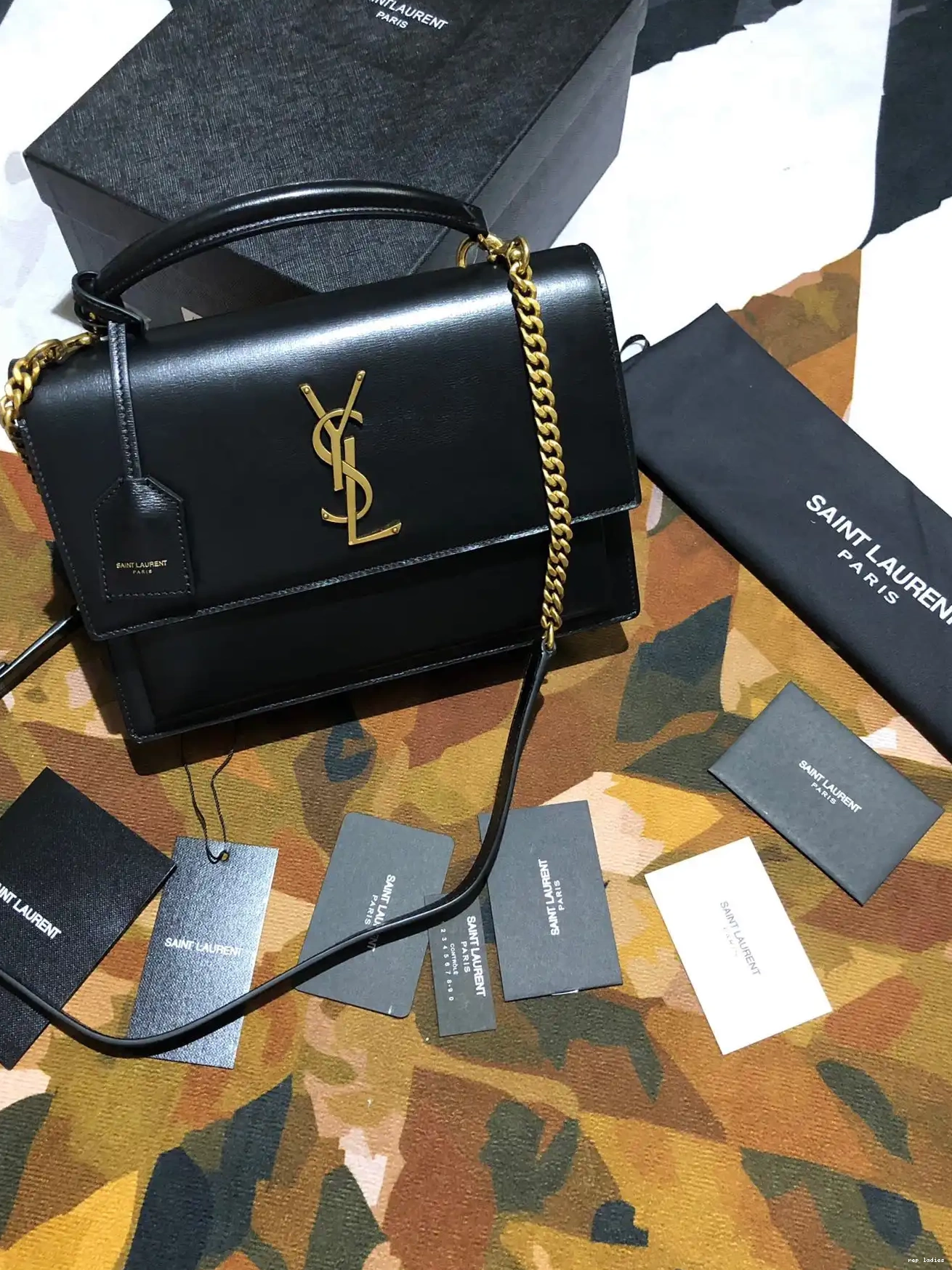 Repladies REP YSL SUNSET SMOOTH IN SATCHEL MEDIUM LEATHER 0522